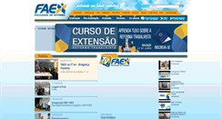Desktop Screenshot of faex.edu.br